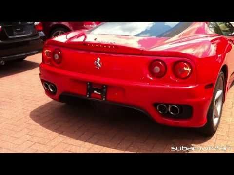 Ferrari 360 Modena Acceleration, Revs, Start-ups!
