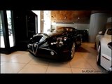 Alfa Romeo 8C Spider in Black
