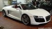 Audi R8 V10 Spyder Start-up, Power Convertible Action, and Walkaround
