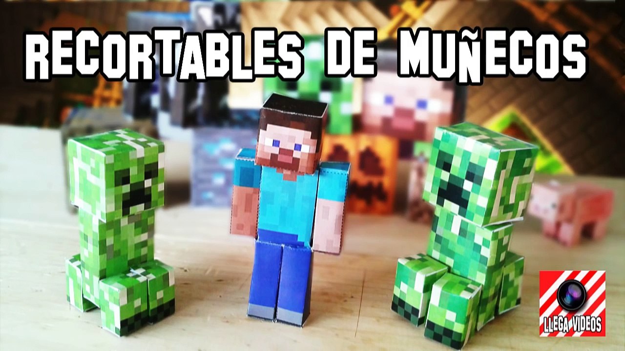Como Hacer los Muñecos y Personajes de Minecraft PaperCraft