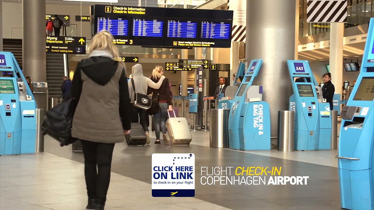 Copenhagen Airport Flight Check-in Case