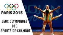 Parodie Jeux Olympiques : Les J.O des Sports de Chambre = Paris 2015 !! Vidéo Humour