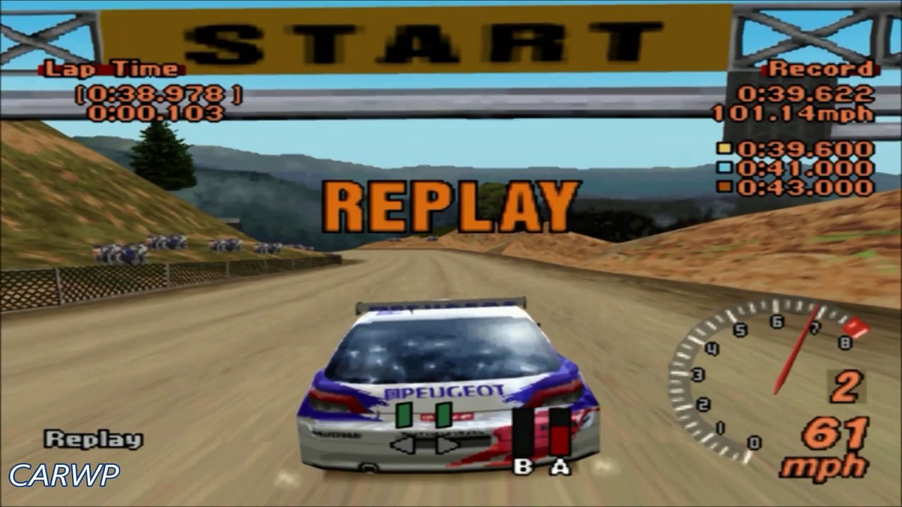 Gran Turismo 2 60 FPS IA-6 Peugeot 306 S16 306 cv @ Técnicas de Rally