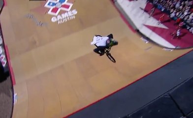 He did a double flair in BMX at X Games !