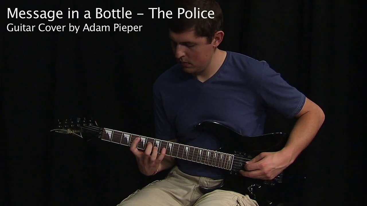 Message in a Bottle - The Police - Guitar Cover (With Backing Track & Tab)