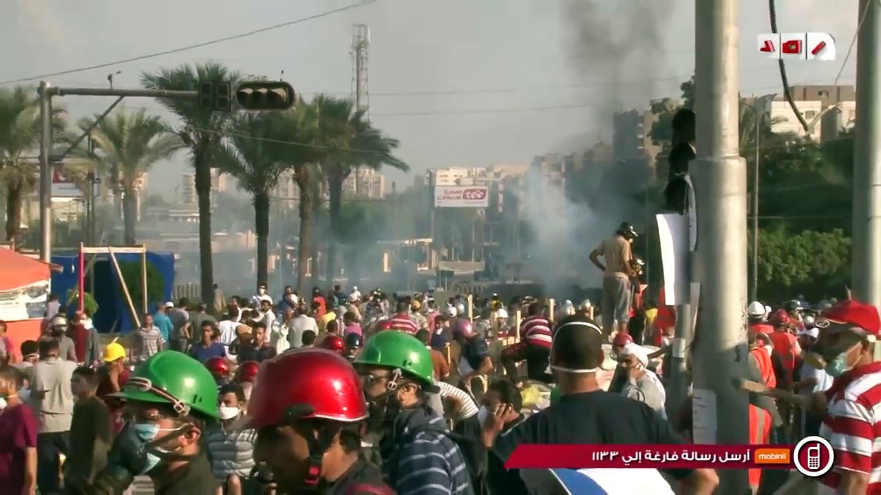 رصد | لحظات فض اعتصام رابعة العدوية واصابات بالجملة
