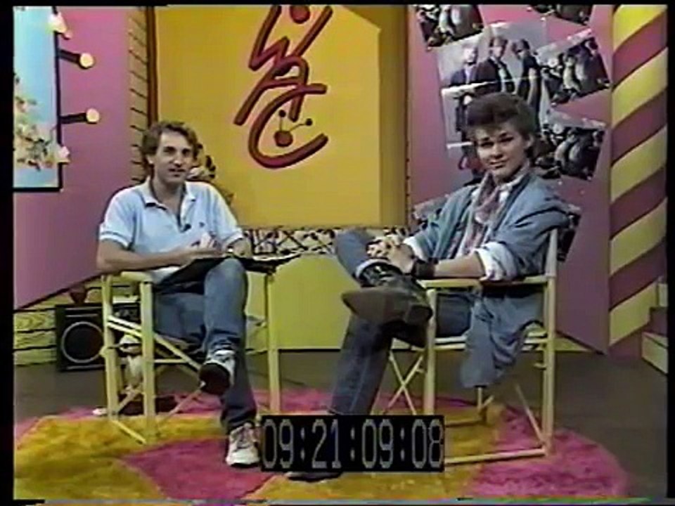 Morten Harket (Aha) on TV-am in 1986