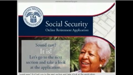 Applying Online for Social Security Retirement Benefits
