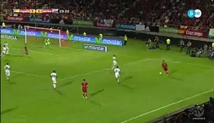 Cesc Fábregas Fantastic Chance Spain 2-1 Costa Rica 11.06.2015