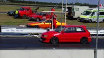 Toyota Starlet GT vs Nissan Skyline GTS-T R32 1/4mile