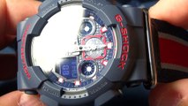 CASIO G-SHOCK REVIEW & UNBOXING GA-100MC-2 MILITARY CLOTH AMERICANA COLOR