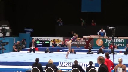 Silvia Colussi Pelaez ESP FX Qualification 2013 Worlds Antwerp