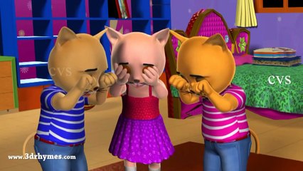 Five Little Kittens Jumping on the Bed - Songs for Children