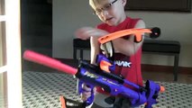Pulling a tooth using a Nerf gun