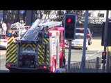 West Midlands Fire Service | CO72 | Pump Rescue Ladder | Dennis Sabre | Shout | Two-tones & bullhorn