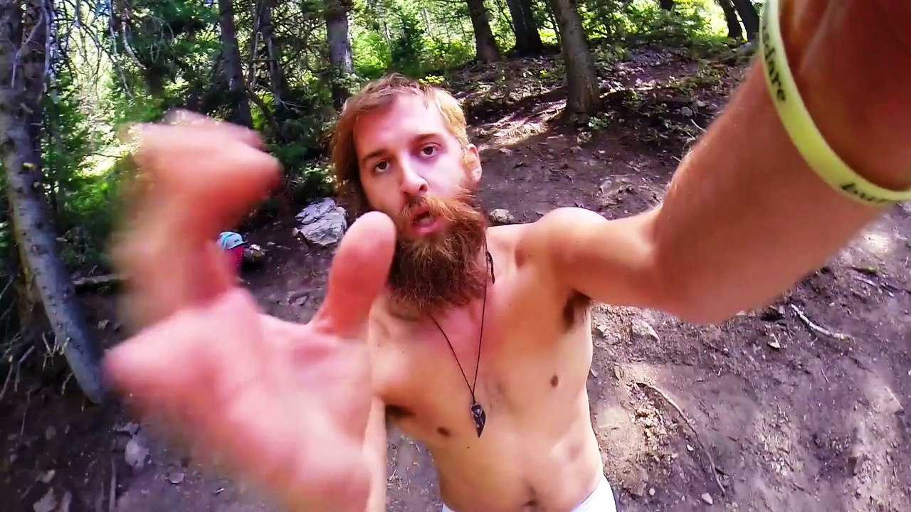 50 Foot Rope Swing Into Lake! In 4K