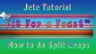 Jete Split Jumps - Split Leaps Ballet - How to do a Jete Dance Move