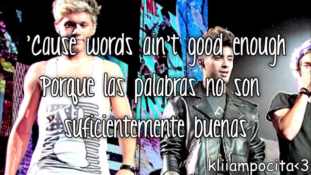 Better Than Words - One Direction Letra en Inglés y Español