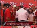 Dakar: Presidente del Peru, Ollanta Humala visita el campamento