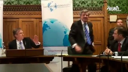 Man Throws Shoes At Paul Bremer