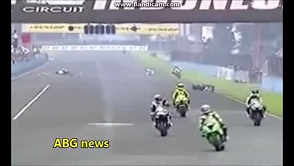 Kejadian mengerikan  Asia Road Racing Championship 2015 di Sirkuit Sentul, Bogor, Minggu (7/6/2015)