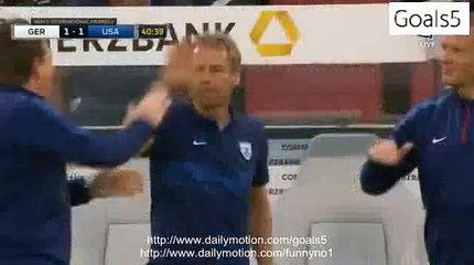 Mikkel Diskerud Goal Germany 1 - 1 USA Friendly Match 10-5-2015
