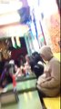 LiveLeak   WTF   Whacked out guy getting off in restaurant next to customers