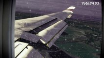 X-Plane 10 ULTRA Realism - Extremely bad weather 747 Landing at Heathrow Airport