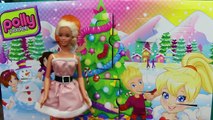 Frozen Elsa Stops Barbie From Opening Advent Calendars Polly Pocket & Shopkins Day 11 Disney Cartoon