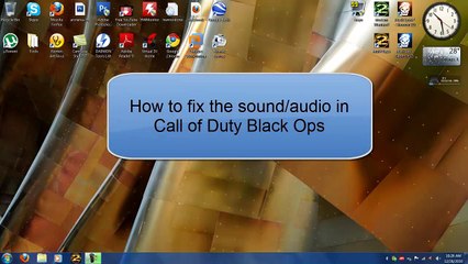 Call of Duty Black Ops: Sound Fix