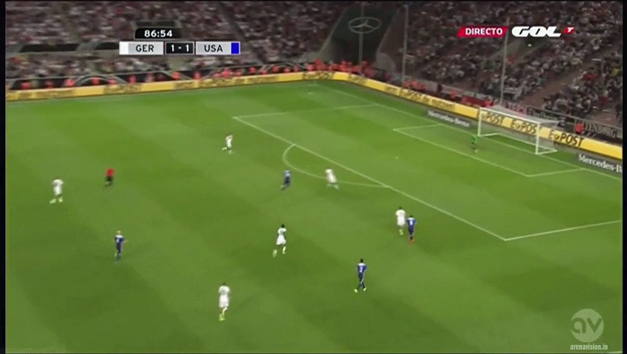 1-2 Wood Goal | Germany vs USA 10.06.2015