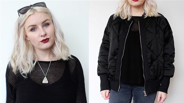 Georgia's OOTD: Cool Bomber Jacket
