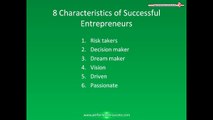 8 Characteristics of Successful Entrepreneurs