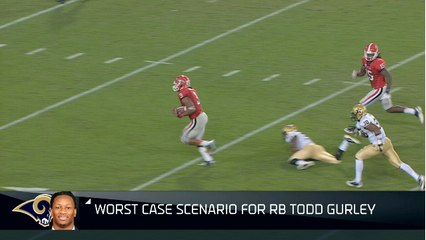 Best and worst case scenarios for rookie RBs