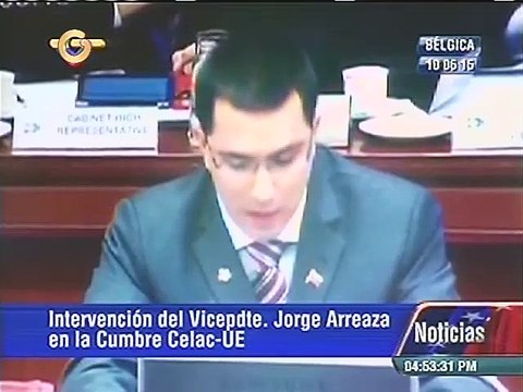 Arreaza: Declaración final de cumbre UE y Celac tendrá acuerdo sobre Venezuela
