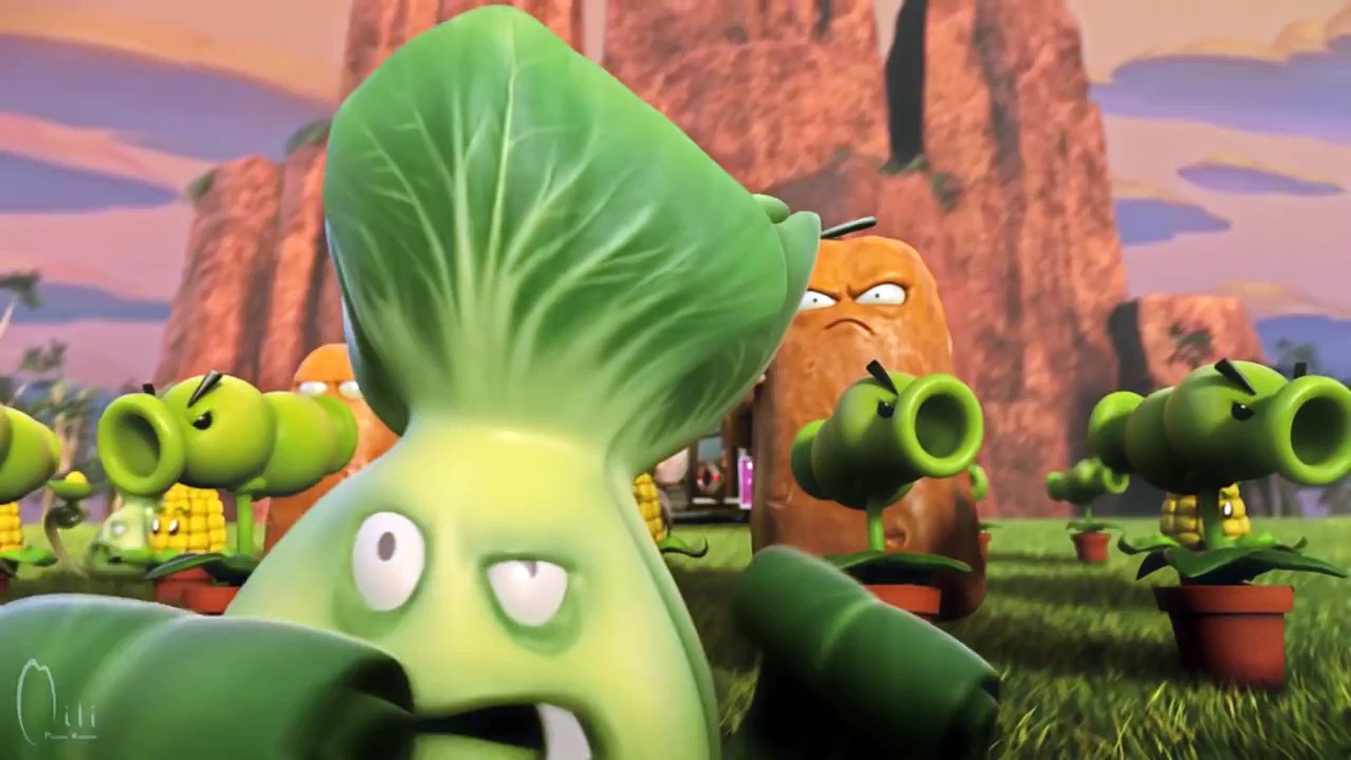 Plants Vs Zombies Online Funny Animation Trailer 