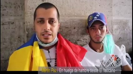 Papa Francisco se reunió con huelguistas venezolanos en el Vaticano