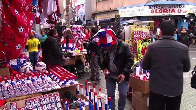 Hinchas chilenos, listos para la Copa América [VIDEO]