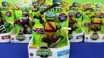 Nickelodeon Teenage Mutant Ninja Turtles Talking Half Shell Heroes Shredder TMNT