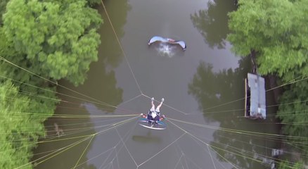 Invisible Steel Cable Ruins Paramotor Pilot's Awesome Day