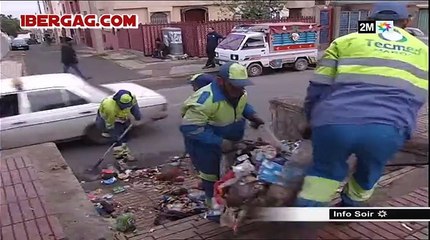Casablanca devint une porcherie après la grève des éboueurs