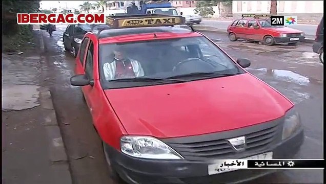 Casablanca états des routes lamentables après la pluie الدار البيضاء كلها حفاري بعد هطول الأمطار