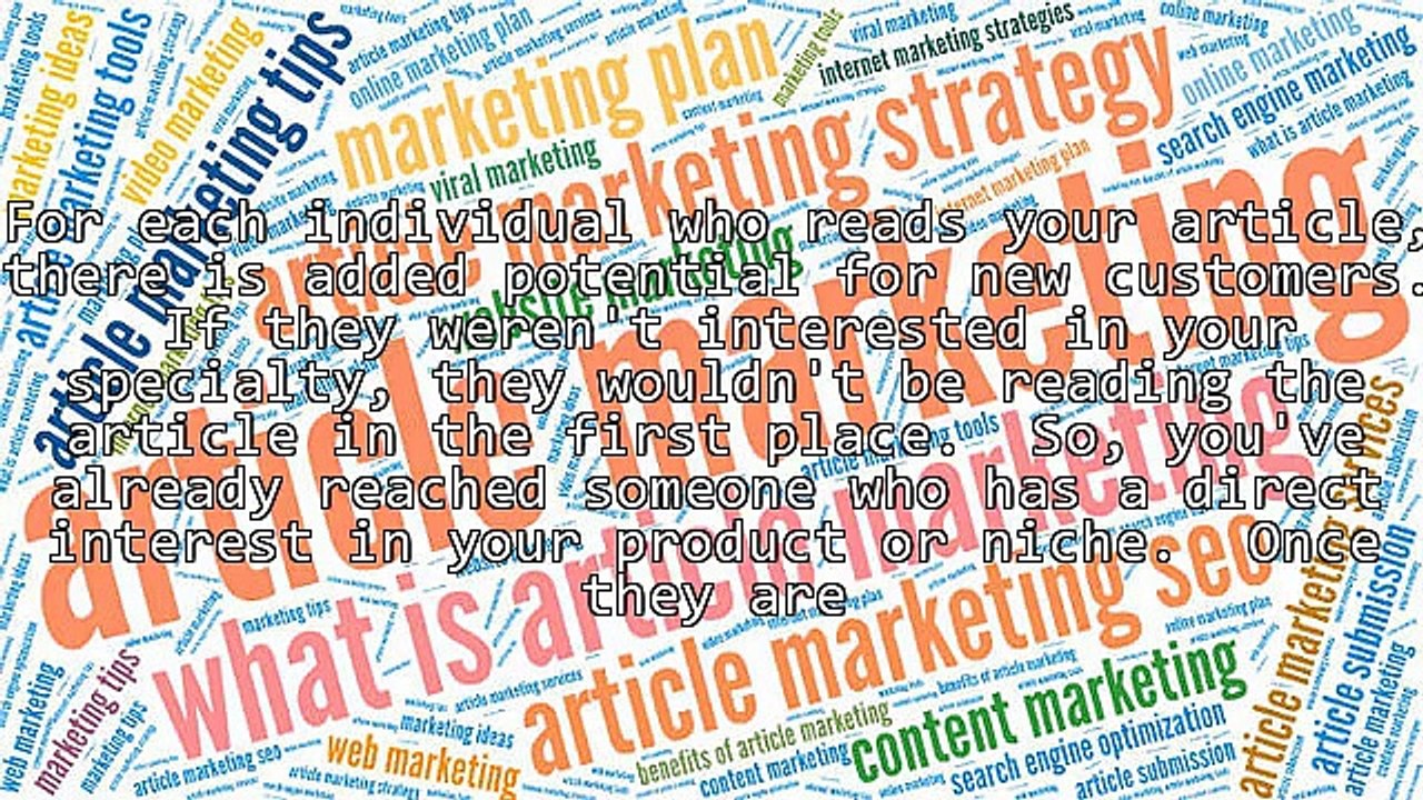Submit Article 101: Get Free Publicity With Article Marketing