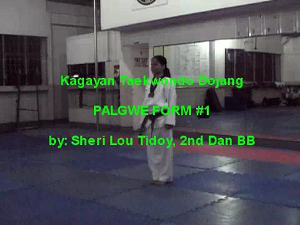 Taekwondo Poomsae - Palgwe Form #1