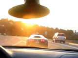 Bugatti Veyron being followed by E46 Bmw M3