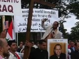 Iraqi poet speaks at rally for Iraqi Christians in Michigan