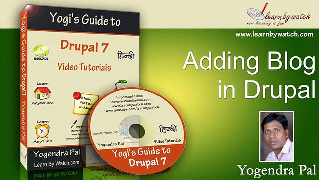 Add Blog to Drupal 7 Upload By MyAttckcity.com - Episode #18
