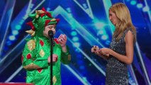 America's Got Talent 2015 S10E01 Piff The Magic Dragon Hilarious Magician