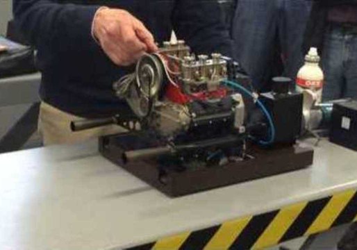 Miniature Porsche Engine Emits Impressive Sound