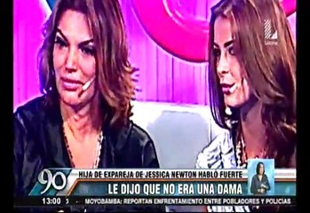 Jessica Newton: hija de empresario arremete contra ella